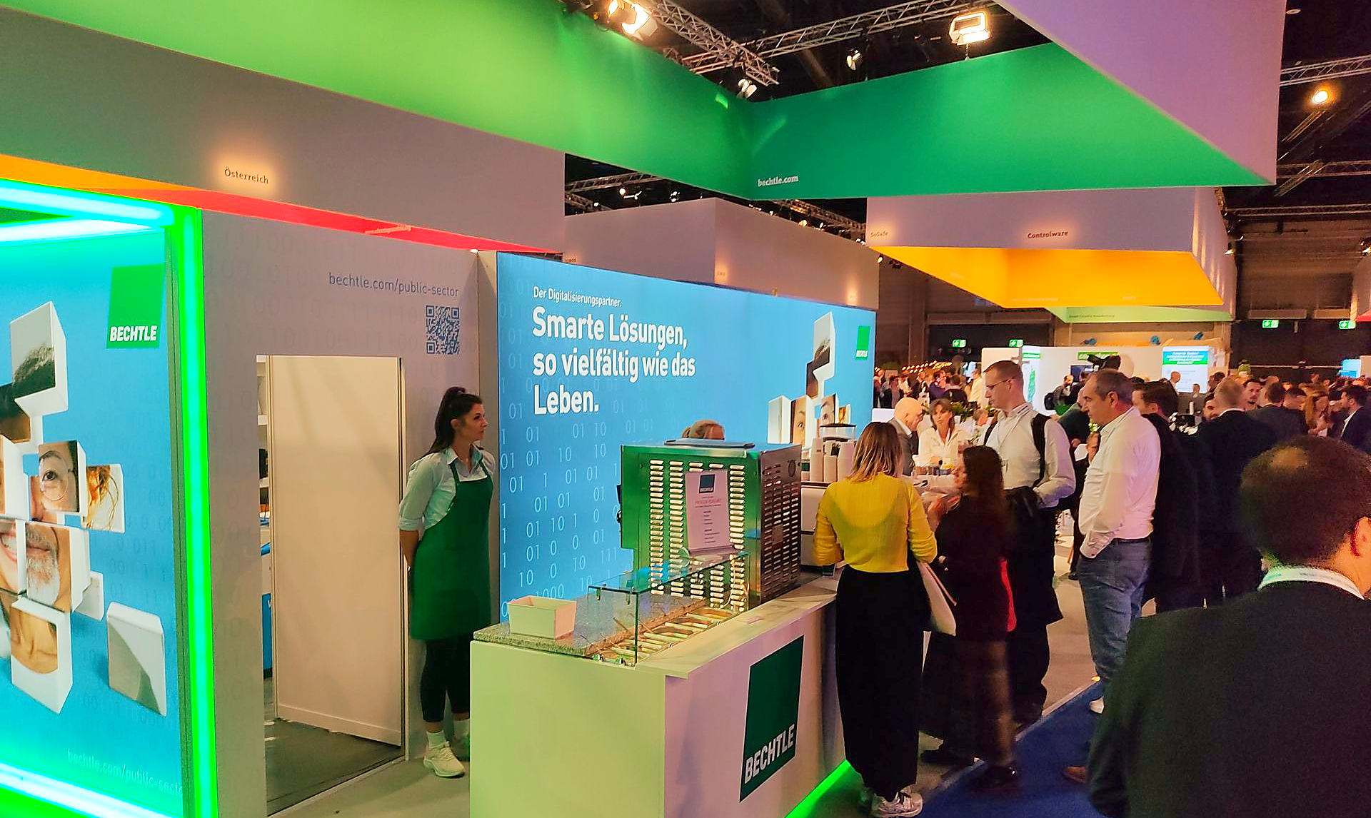 Catering for booth builders – Bechtle stand catering
